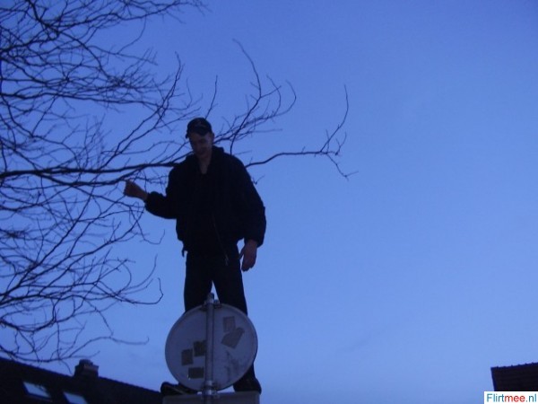<p>hehe met me zatte kop na een hardcore feestje!!</p>