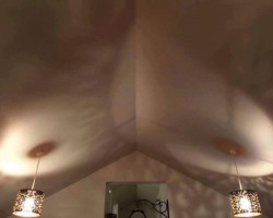2 lampjes opgehangen, leuk he?